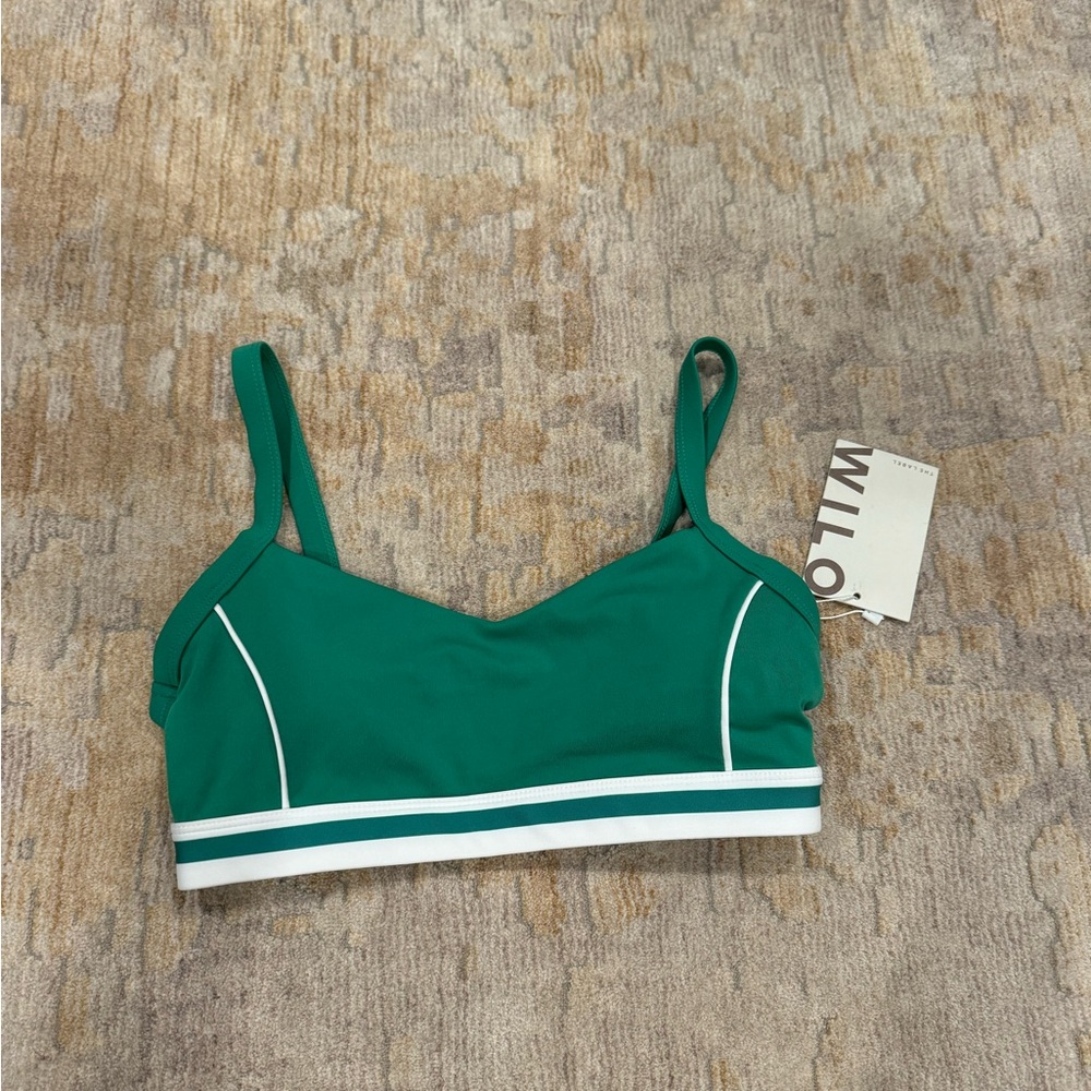 Wilo The Label Green Sports Bra, Size Small!
